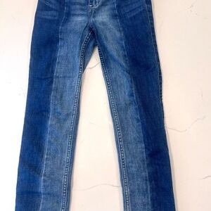 Abercrombie girls two-toned skinny jeans